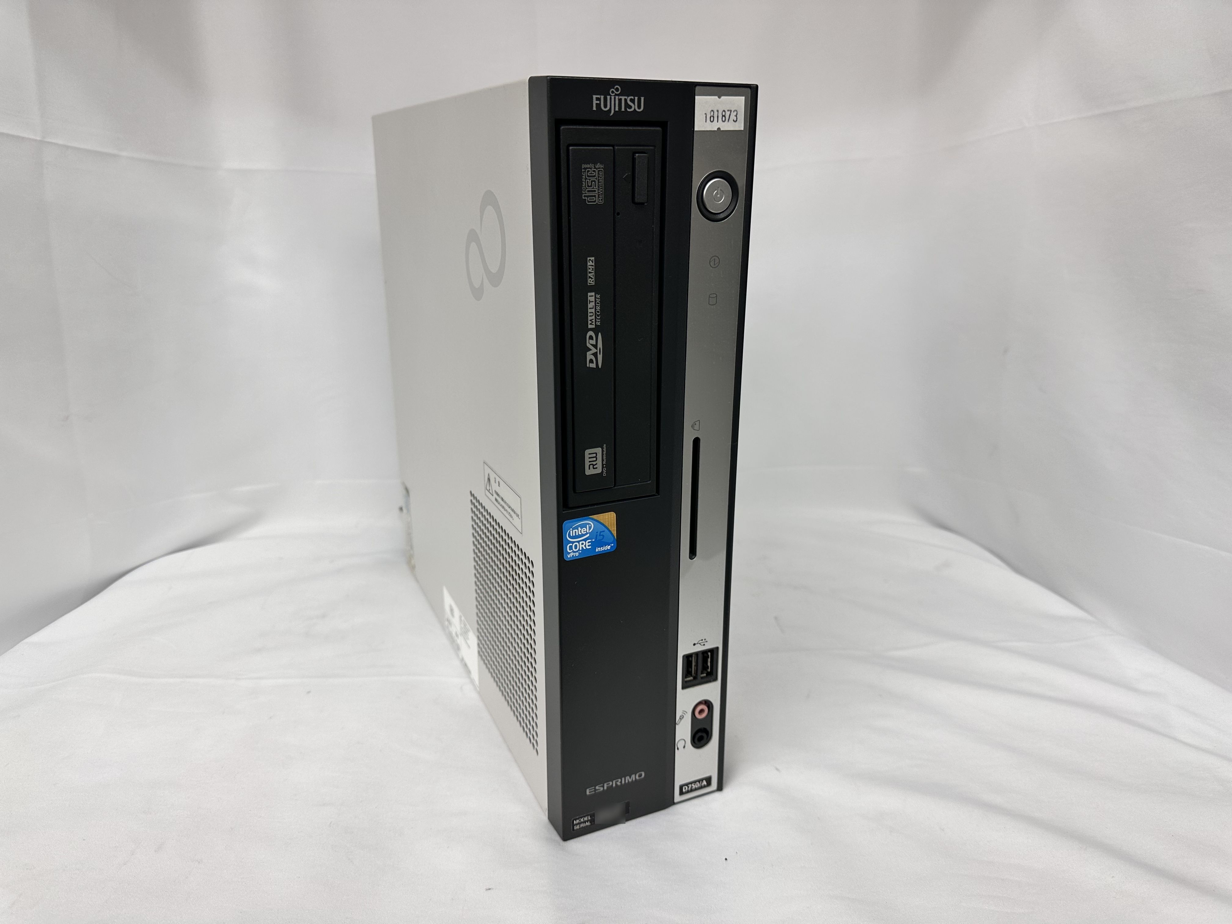 富士通デスクトップパソコン D750/A (SSD:120GB) 中古デスクトップパソコン FUJITSU FMV-ESPRIMO D750/A Core-i5 650