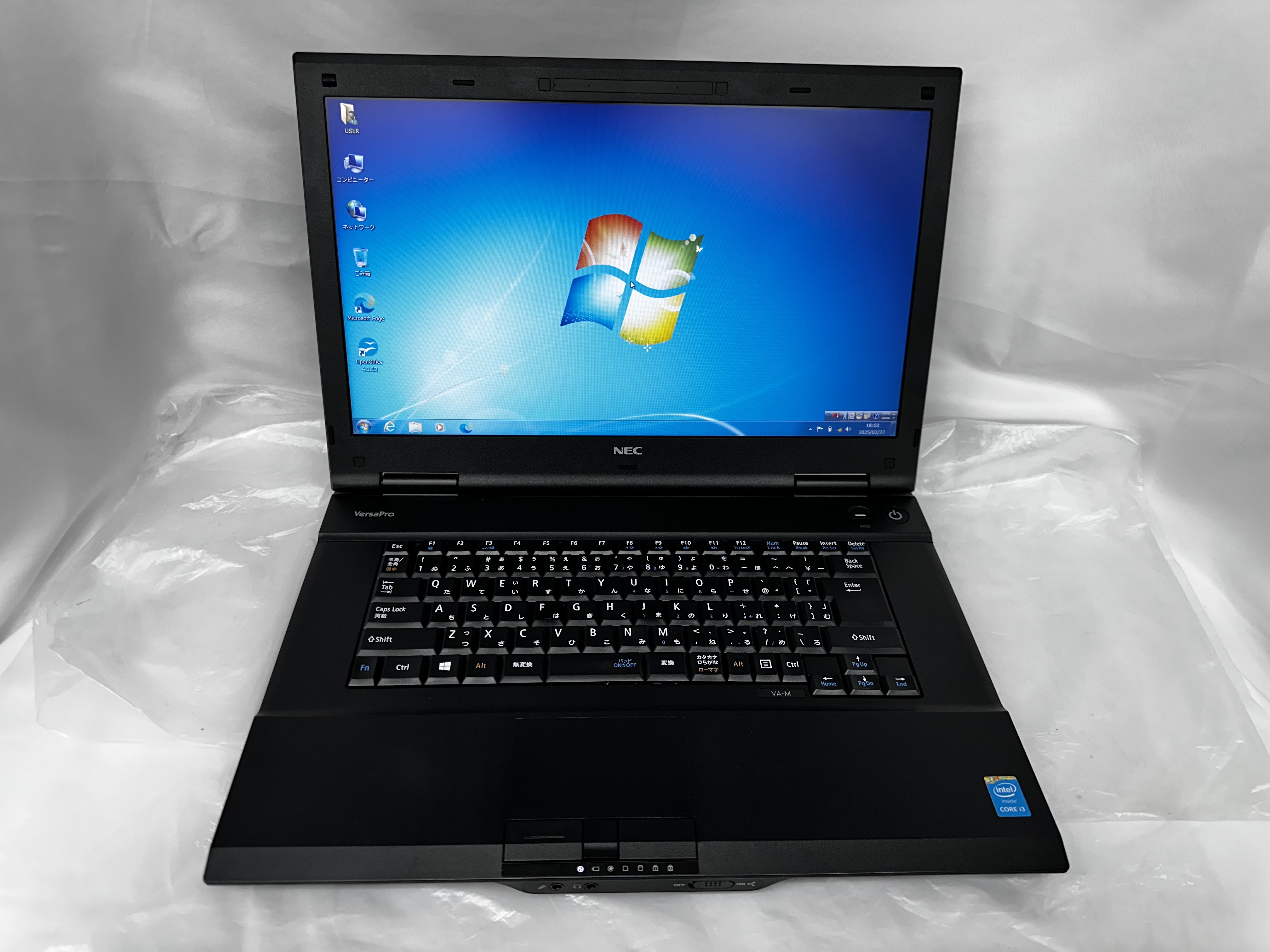中古ノートパソコン NEC VersaPro タイプVA VK25L/A-M PC-VK25LANDM