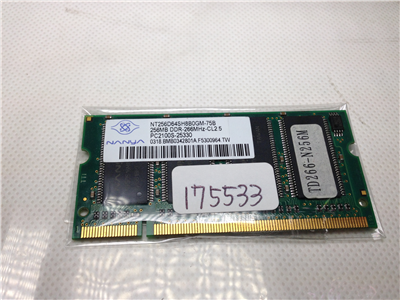 NANYA 256MB DDR2-266MHz CL2.5 の拡大写真はこちらをクリック