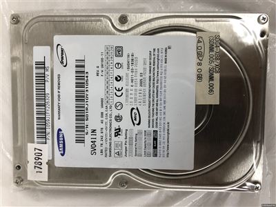 3.5インチ 40GB ハードディスク IDE/PATA(SV0411N) の拡大写真はこちらをクリック 3.5インチ 40GB ハードディスク IDE/PATA(SV0411N) の拡大写真はこちらをクリック