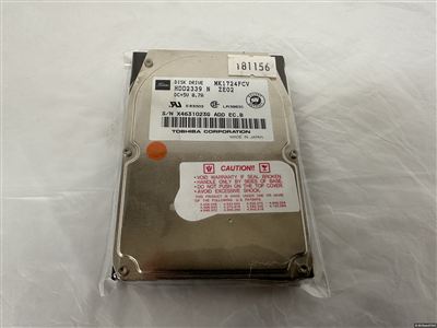2.5インチ 240MBハードディスク PATA(MK1724FCV) の拡大写真はこちらをクリック 2.5インチ 240MBハードディスク PATA(MK1724FCV) の拡大写真はこちらをクリック