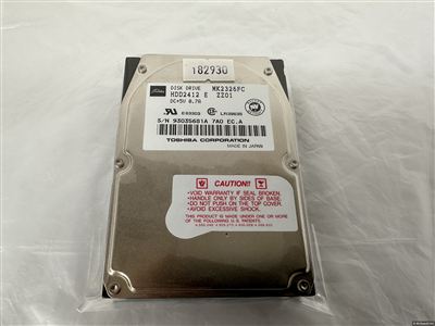 2.5インチ 340MB ハードディスク PATA(MK2326FCH) の拡大写真はこちらをクリック 2.5インチ 340MB ハードディスク PATA(MK2326FCH) の拡大写真はこちらをクリック
