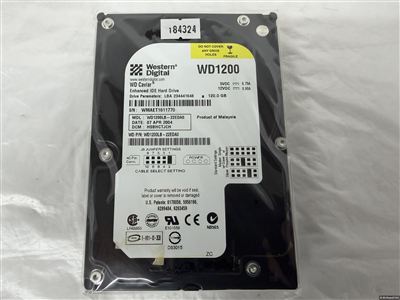 3.5インチ ハードディスク IDE/PATA 120GB(WD1200LB) の拡大写真はこちらをクリック 3.5インチ ハードディスク IDE/PATA 120GB(WD1200LB) の拡大写真はこちらをクリック